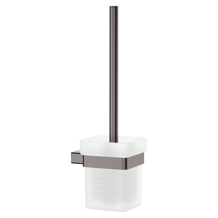Tono Toilet Brush & Holder - Gun Metal