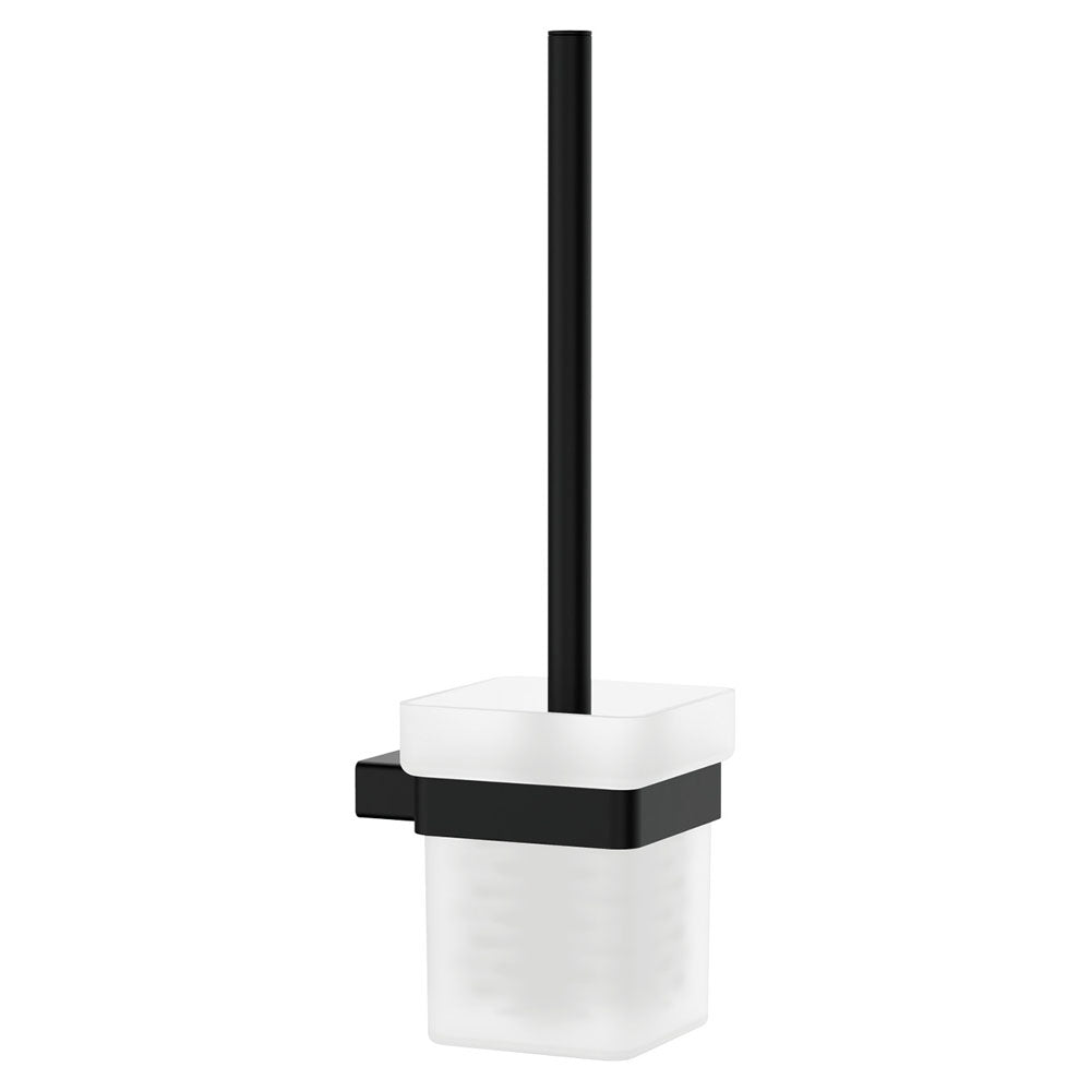 Tono Toilet Brush &amp; Holder - Matte Black