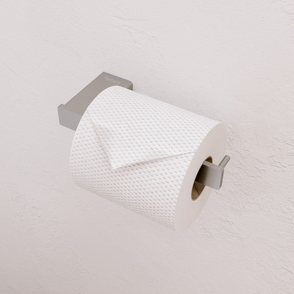 Tono Toilet Roll Holder - Brushed Nickel