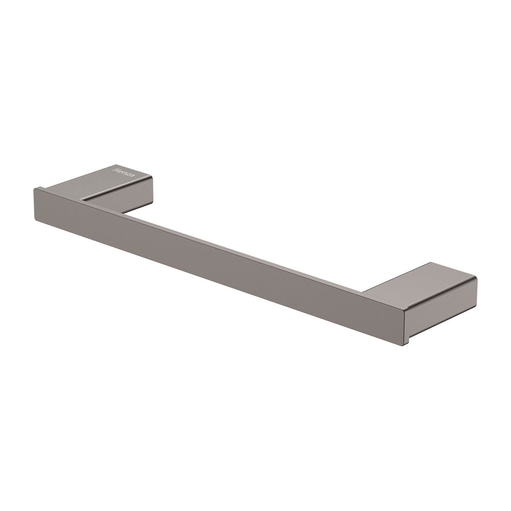 Tono Single Towel Rail, 300mm - Gun Metal