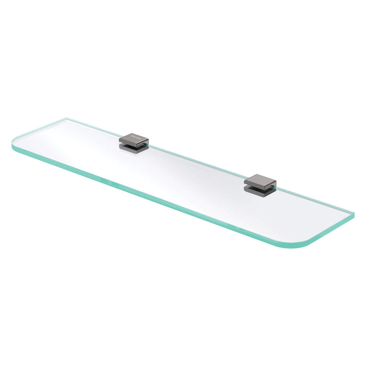 Tono Glass Shelf - Gun Metal