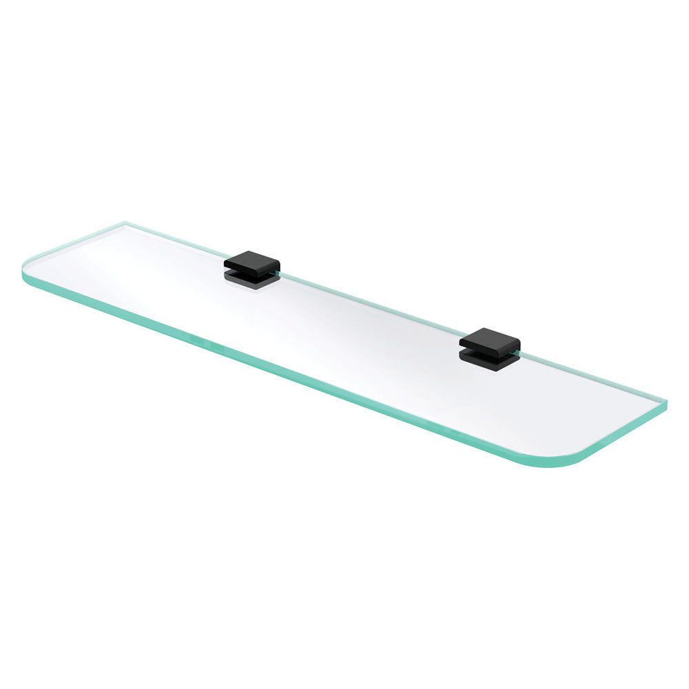 Tono Glass Shelf - Matte Black