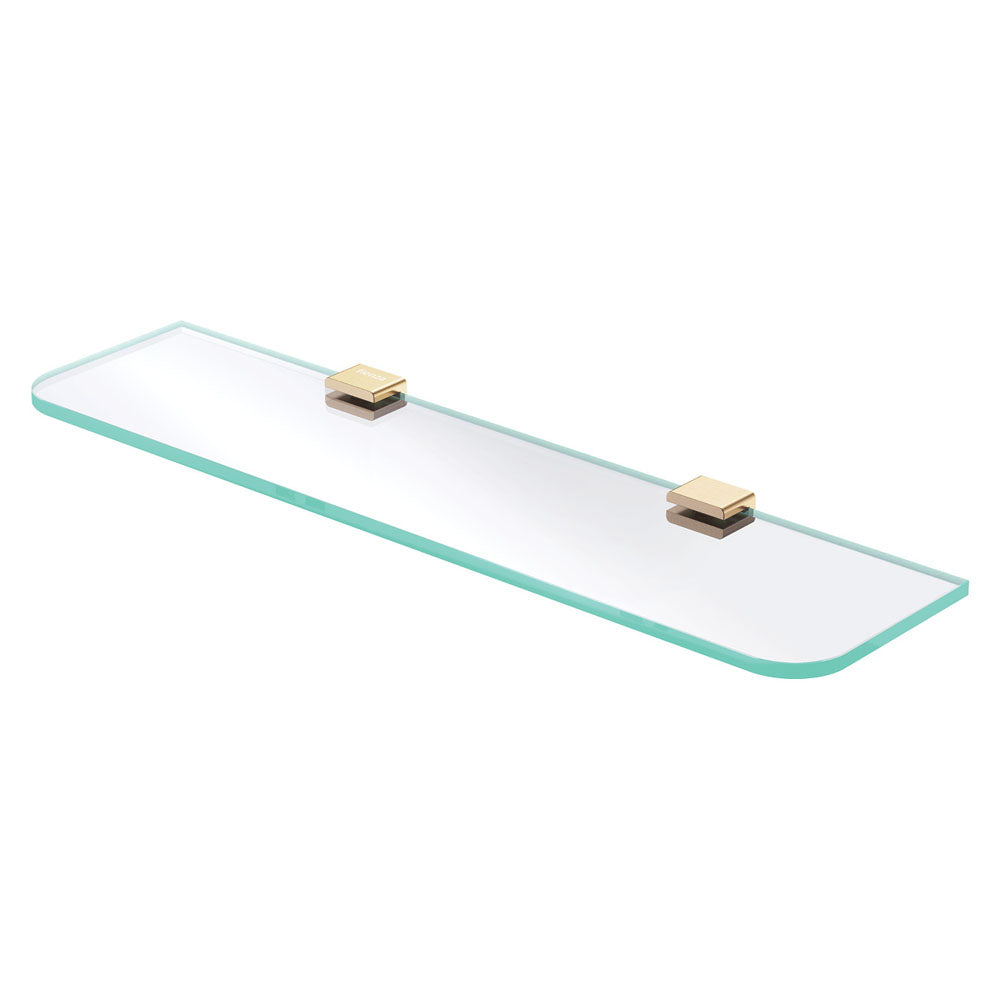 Tono Glass Shelf - Urban Brass
