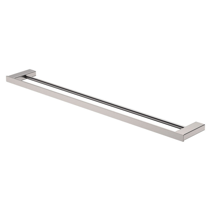 Tono Double Towel Rail, 810 mm - Brushed Nickel