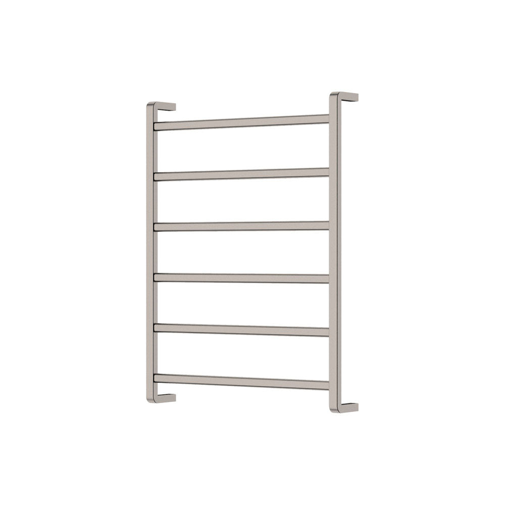 Tono Heated Towel Rail, 600 x 800mm - Brushed Nickel