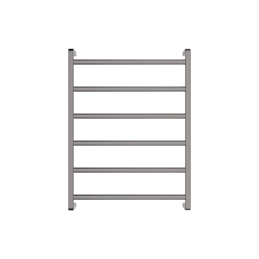 Tono Heated Towel Rail, 600 x 800mm - Gun Metal