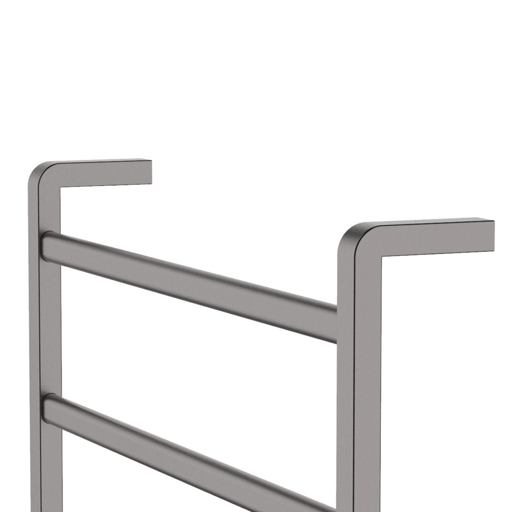 Tono Heated Towel Rail, 600 x 800mm - Gun Metal
