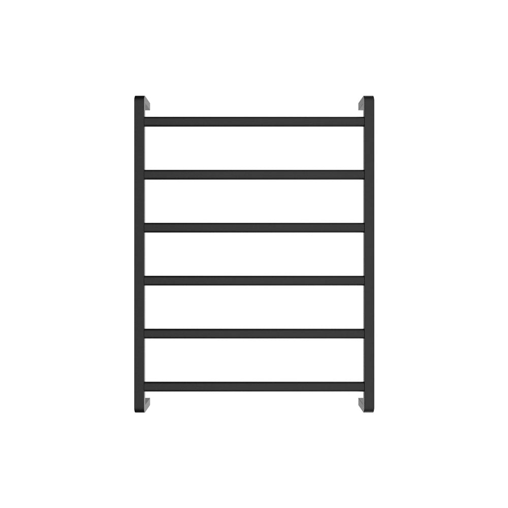 Tono Heated Towel Rail, 600 x 800mm - Matte Black