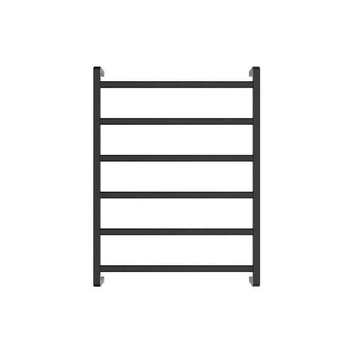 Tono Heated Towel Rail, 600 x 800mm - Matte Black