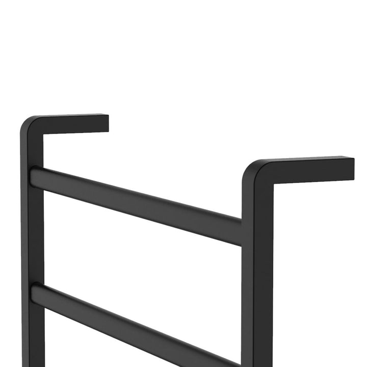 Tono Heated Towel Rail, 600 x 800mm - Matte Black