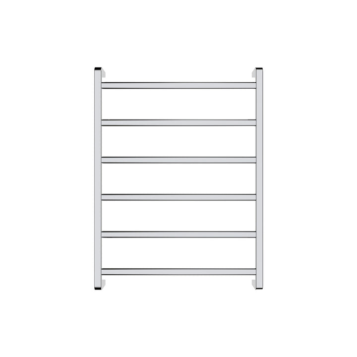 Tono Heated Towel Rail, 600 x 800mm - Chrome