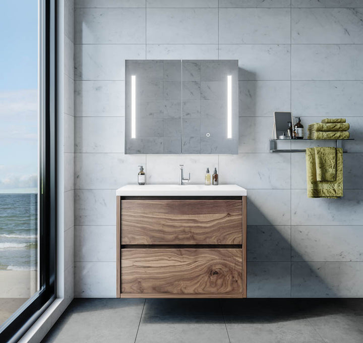 Amber LED Shaving Cabinet lifestyle view 3