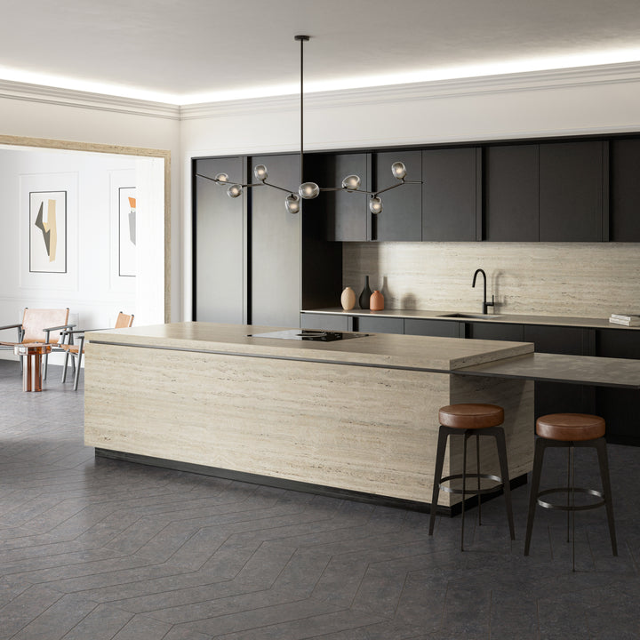 Dekton Nebu in a kitchen (first photo)