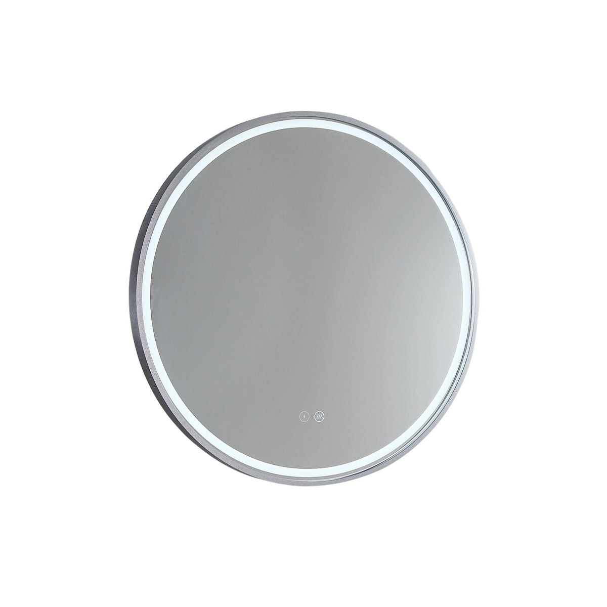 Sphere LED Mirror with Demister Brits Nickel