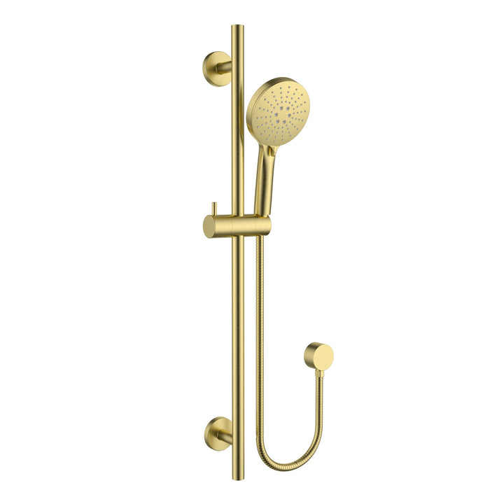 Otus Slimline Rail Shower - Brushed Gold