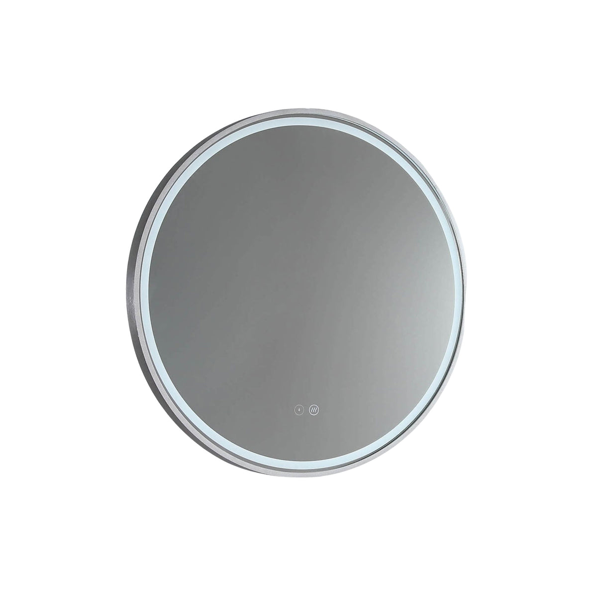 Sphere LED Mirror with Demister Georgian Metal