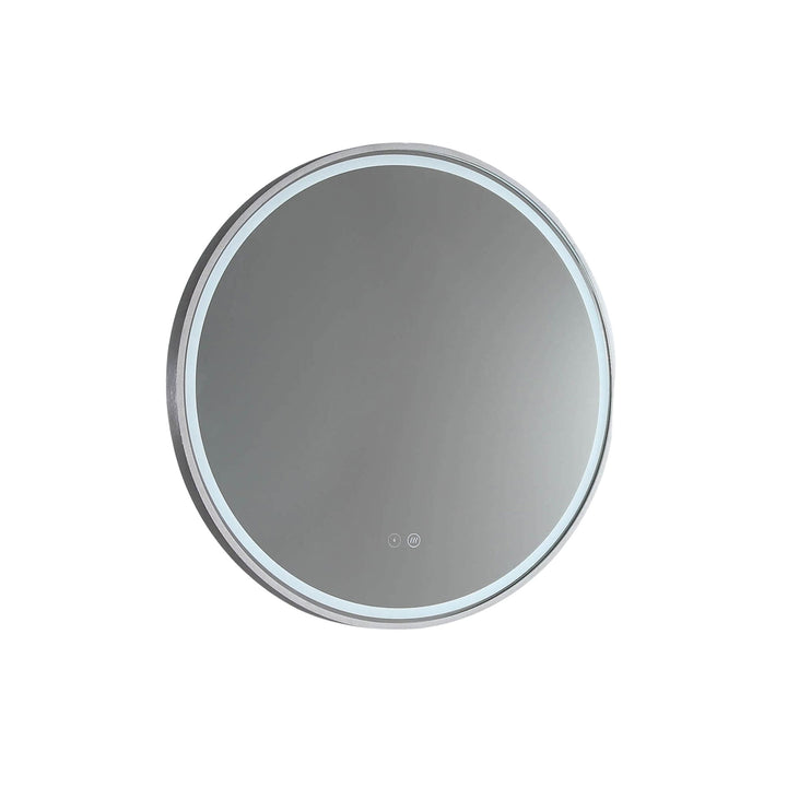 Sphere LED Mirror with Demister Georgian Metal
