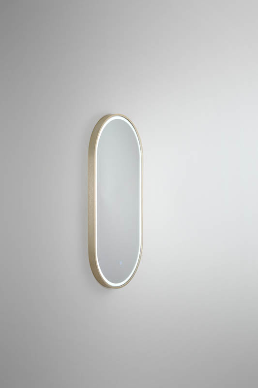 Gatsby LED Mirror Baltic Brass detail view 4