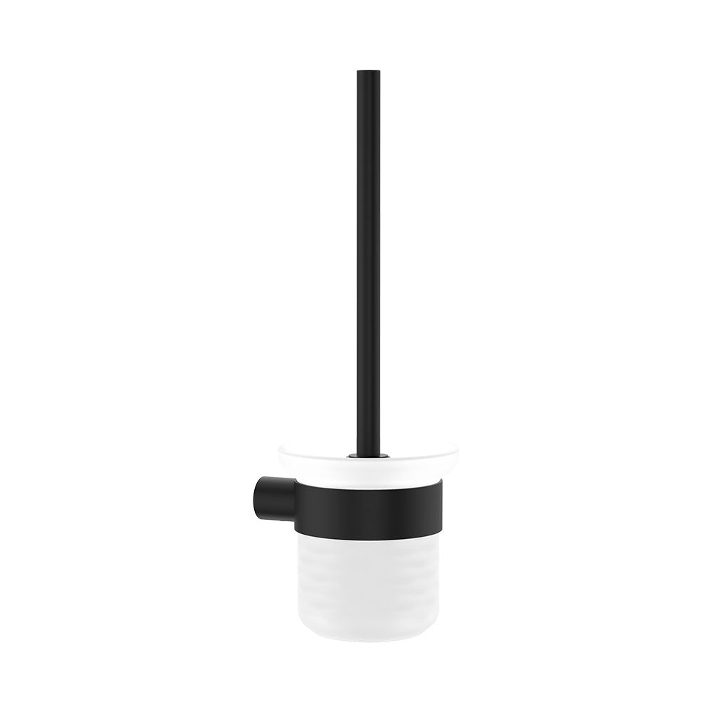 Empire Slim Toilet Brush &amp; Holder - Matte Black