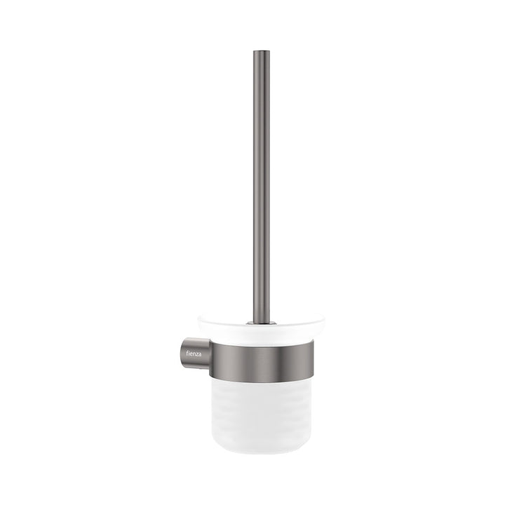 Empire Slim Toilet Brush &amp; Holder - Gun Metal