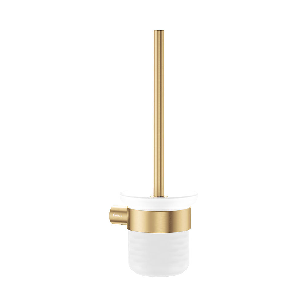 Empire Slim Toilet Brush &amp; Holder - Urban Brass
