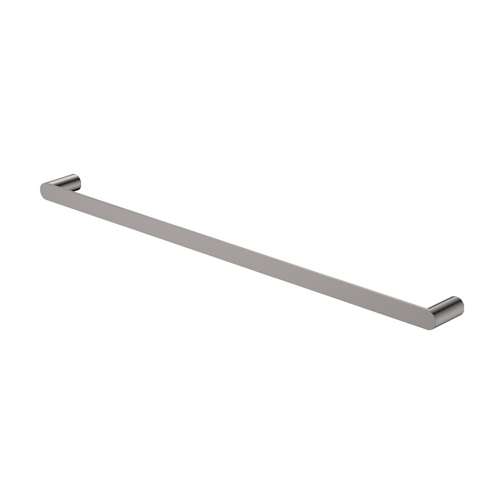 Empire Slim Single Towel Rail, 800mm - Gun Metal