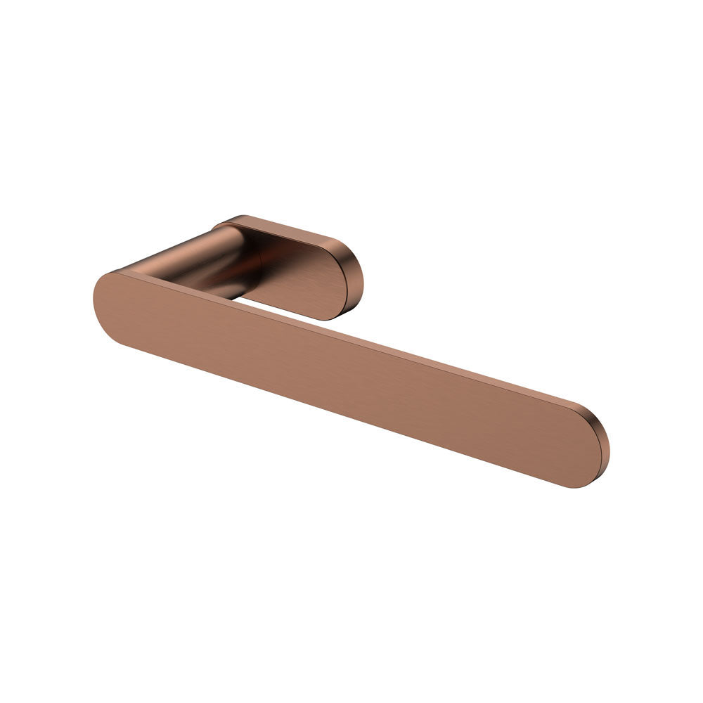Empire Slim Hand Towel Holder - Brushed Copper