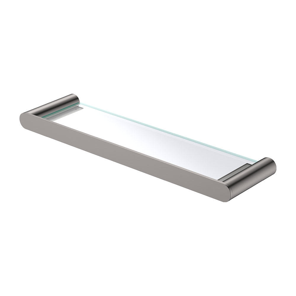 Empire Slim Glass Shelf - Gun Metal