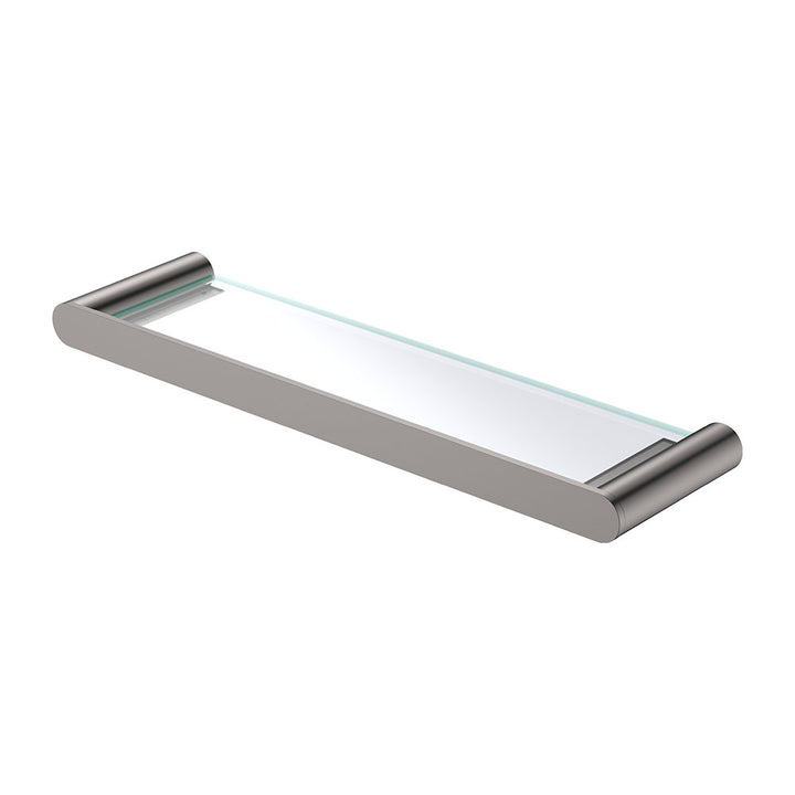 Empire Slim Glass Shelf - Gun Metal