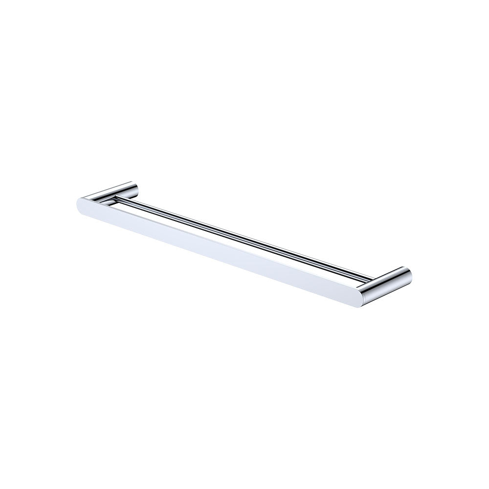 Empire Slim Double Towel Rail, 600mm - Chrome