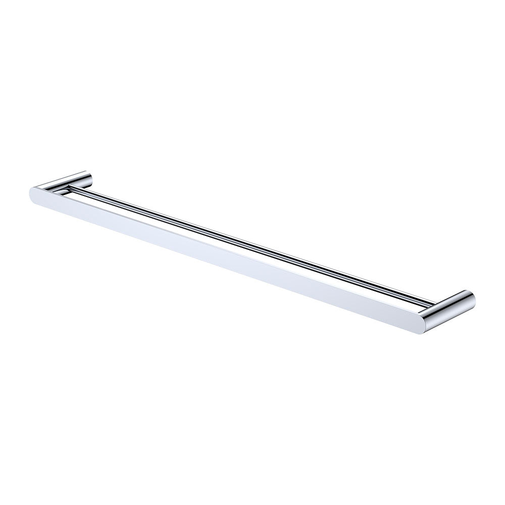 Empire Slim Double Towel Rail, 800mm - Chrome