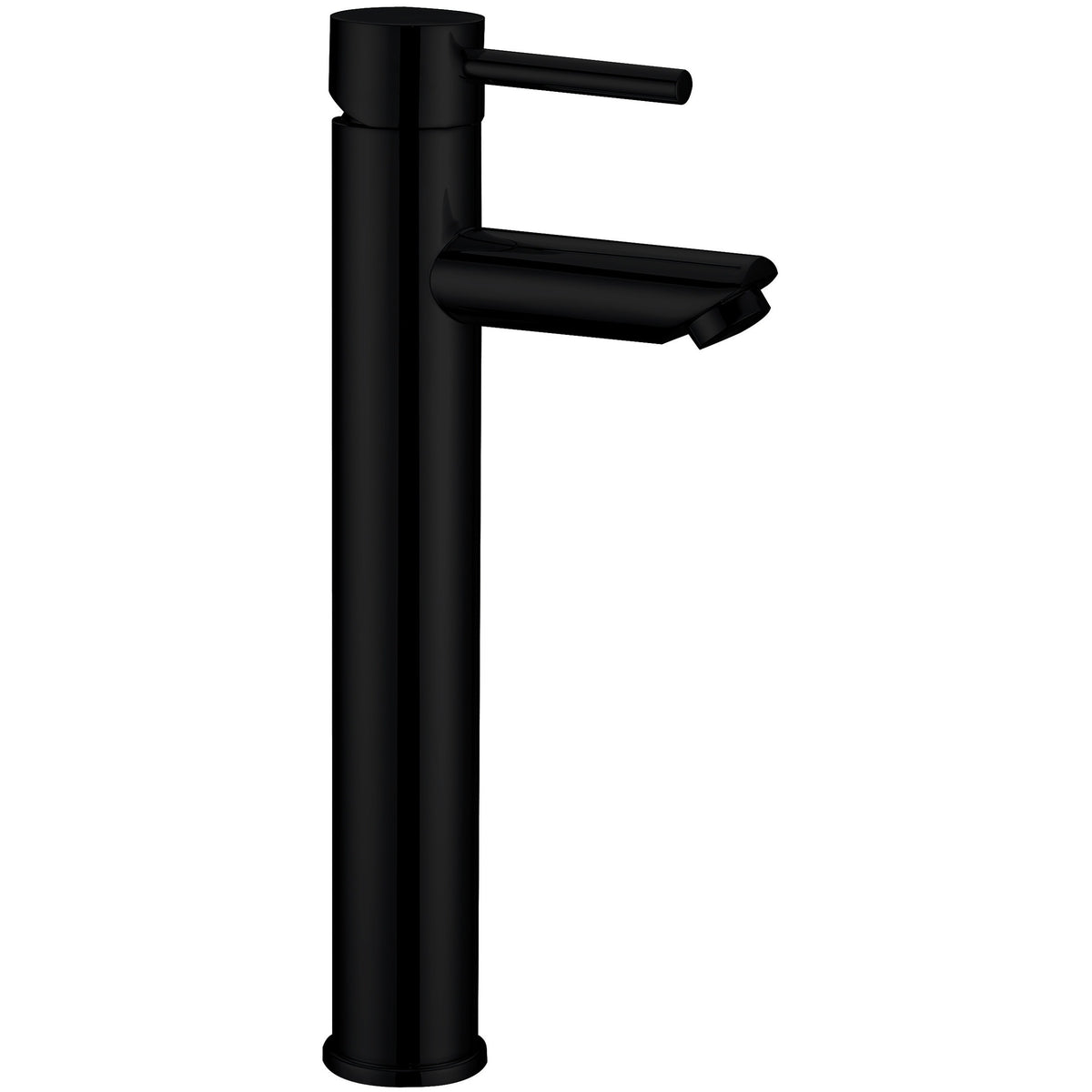 Otus Basin Mixer High Rise - Matt Black