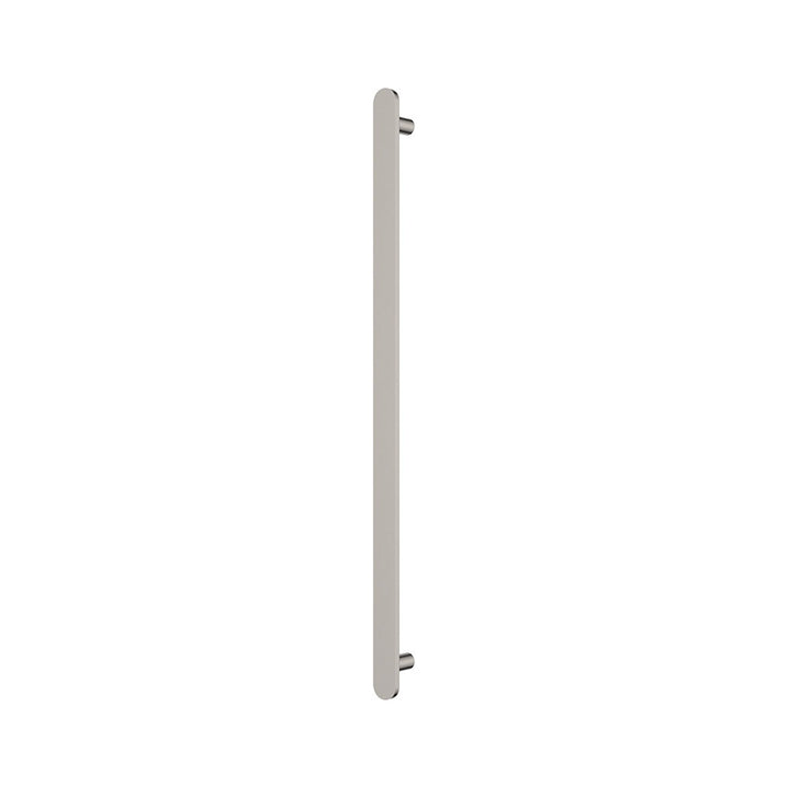 Empire Slim Vertical Heated Towel Rail, 60 x 900mm - Brushed Nickel
