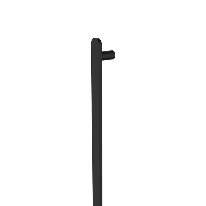 Empire Slim Vertical Heated Towel Rail, 60 x 900mm - Matte Black
