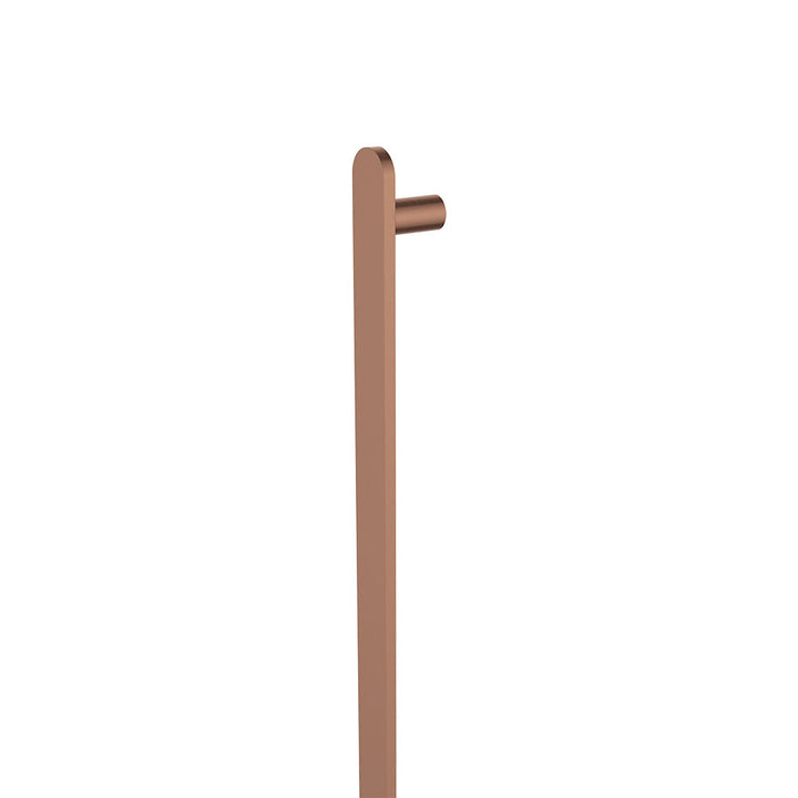 Empire Slim Vertical Heated Towel Rail, 60 x 900mm - Brushed Copper