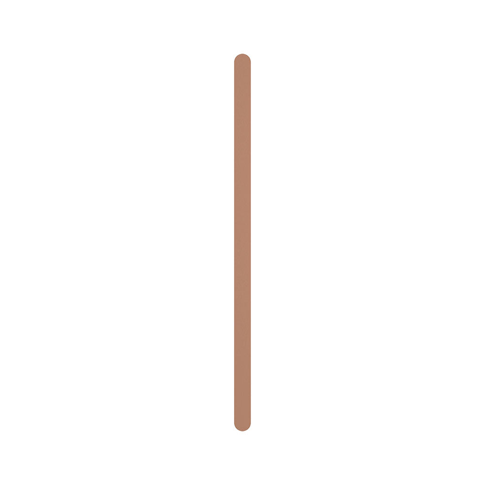 Empire Slim Vertical Heated Towel Rail, 60 x 900mm - Brushed Copper