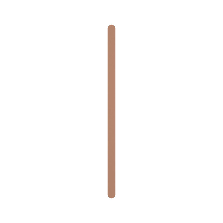 Empire Slim Vertical Heated Towel Rail, 60 x 900mm - Brushed Copper