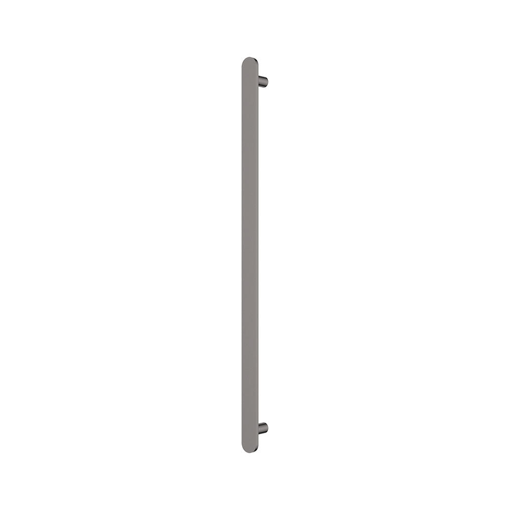 Empire Slim Vertical Heated Towel Rail, 60 x 900mm - Gun Metal