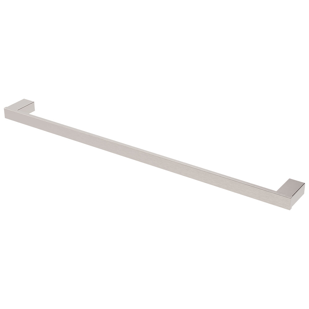 Koko Single Towel Rail, 810mm - Brushed Nickel