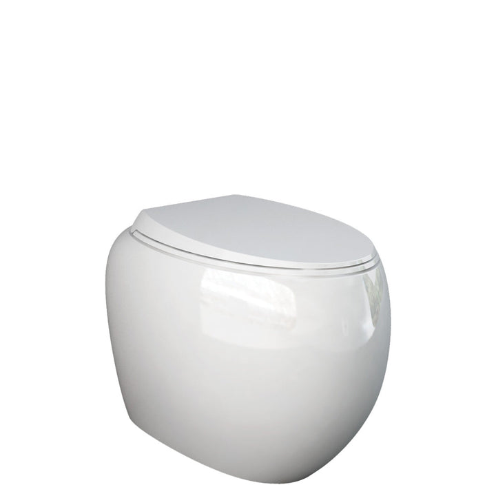 RAK Cloud Wall-Faced Toilet Suite, Alpine Gloss White - lifestyle