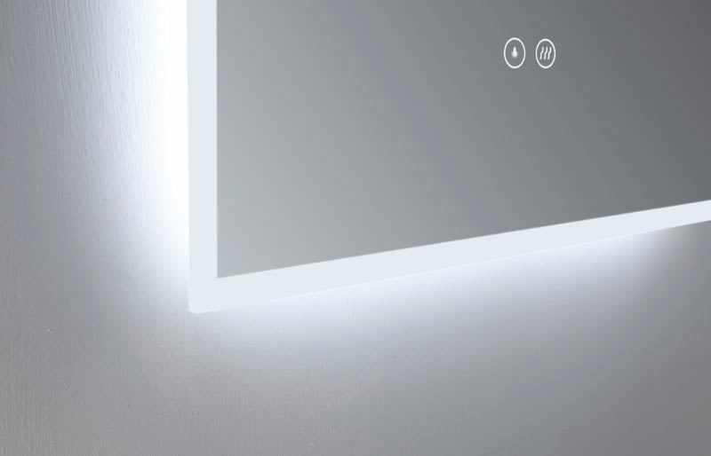 Arch LED Mirror Frameless detail view