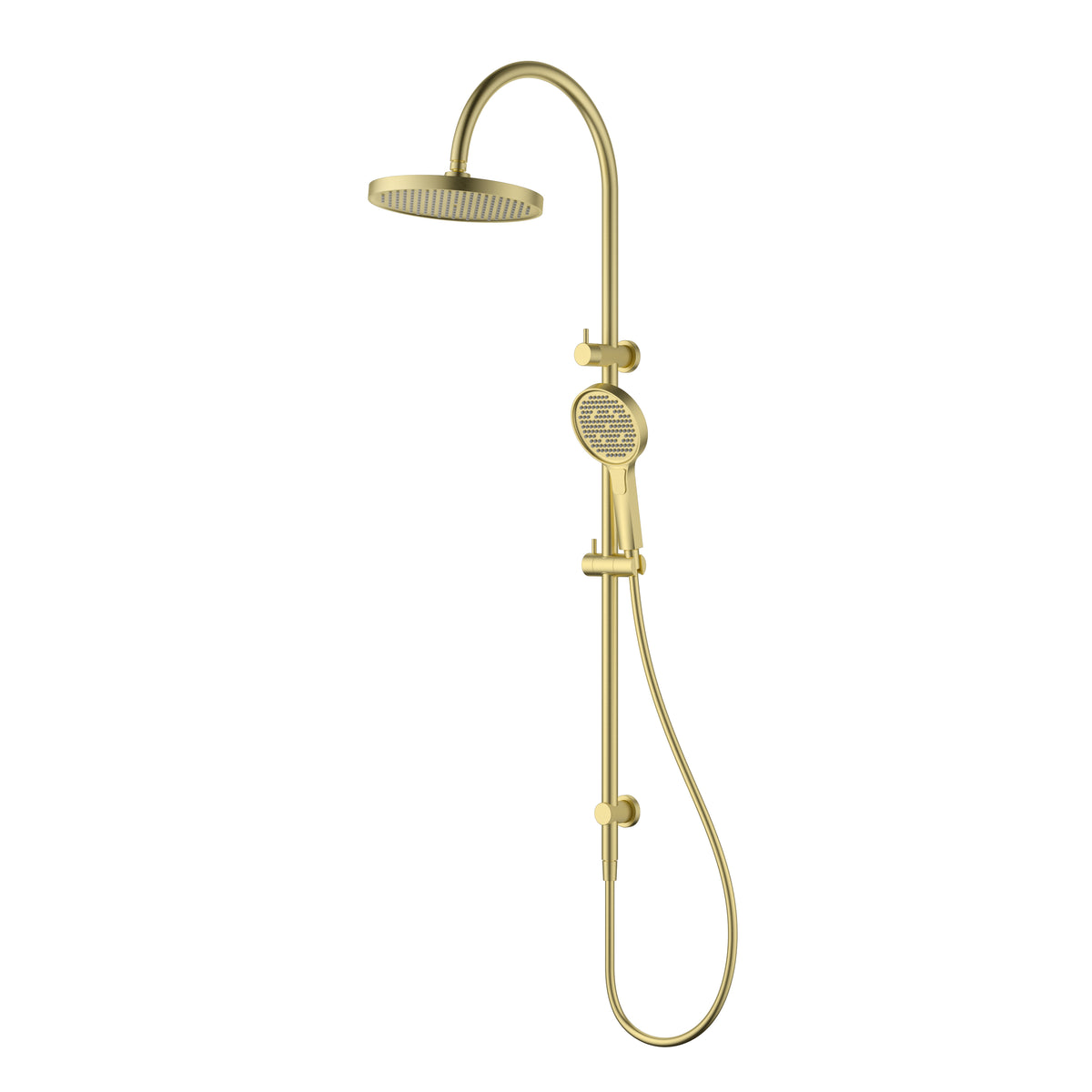Linie Round Multi-Function Shower Set 250mm - Brushed Gold