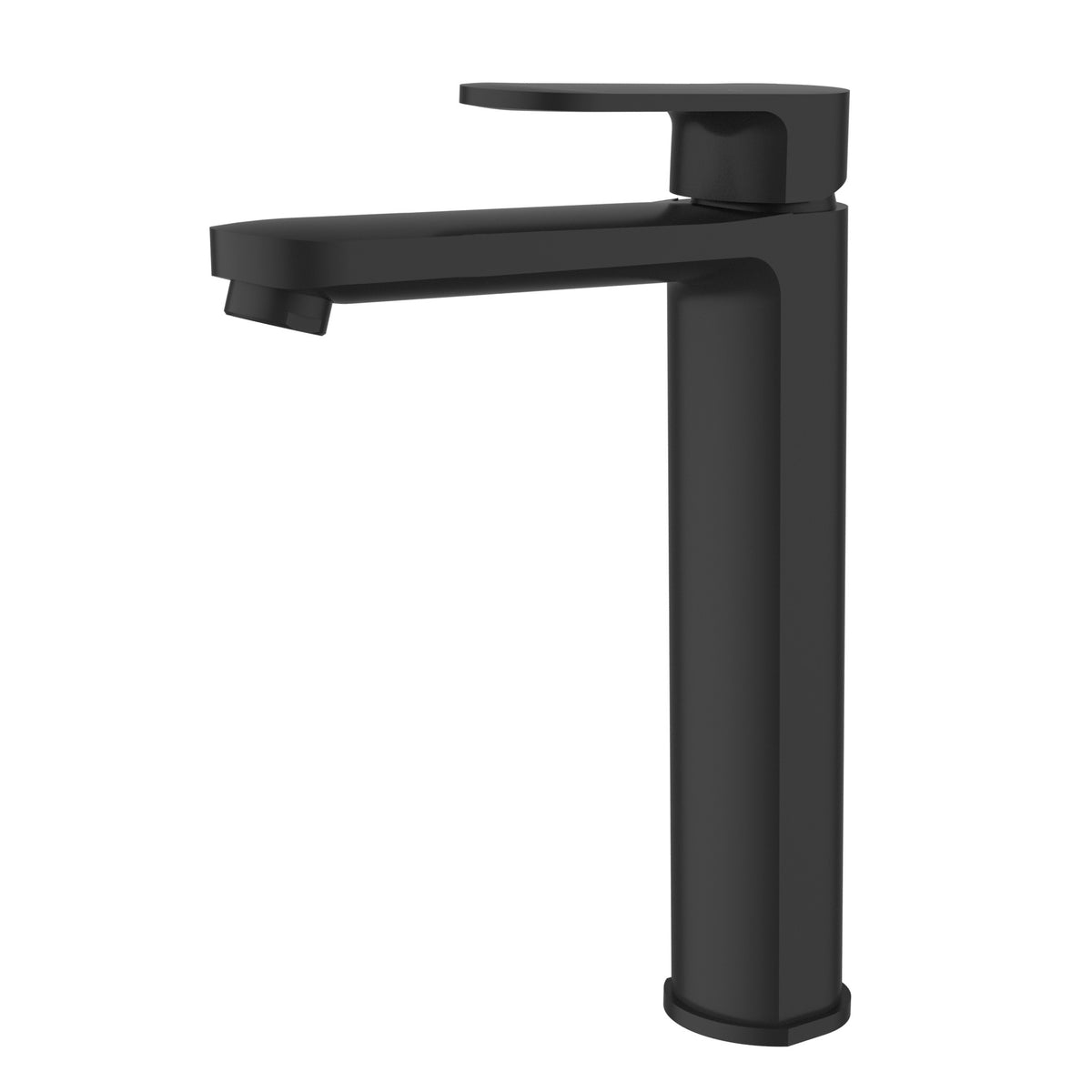 Cora Basin Mixer High Rise - Matt Black