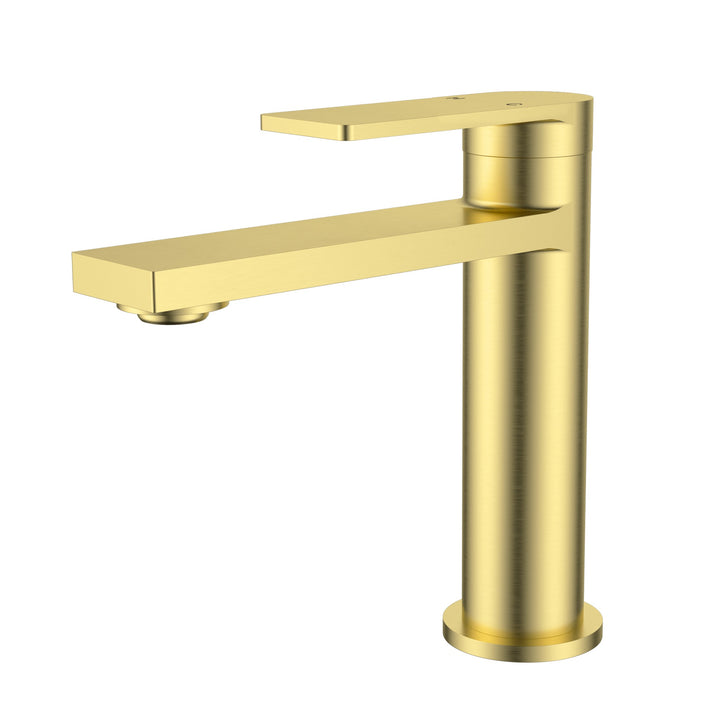 Ruki Basin Mixer - Brushed Gold