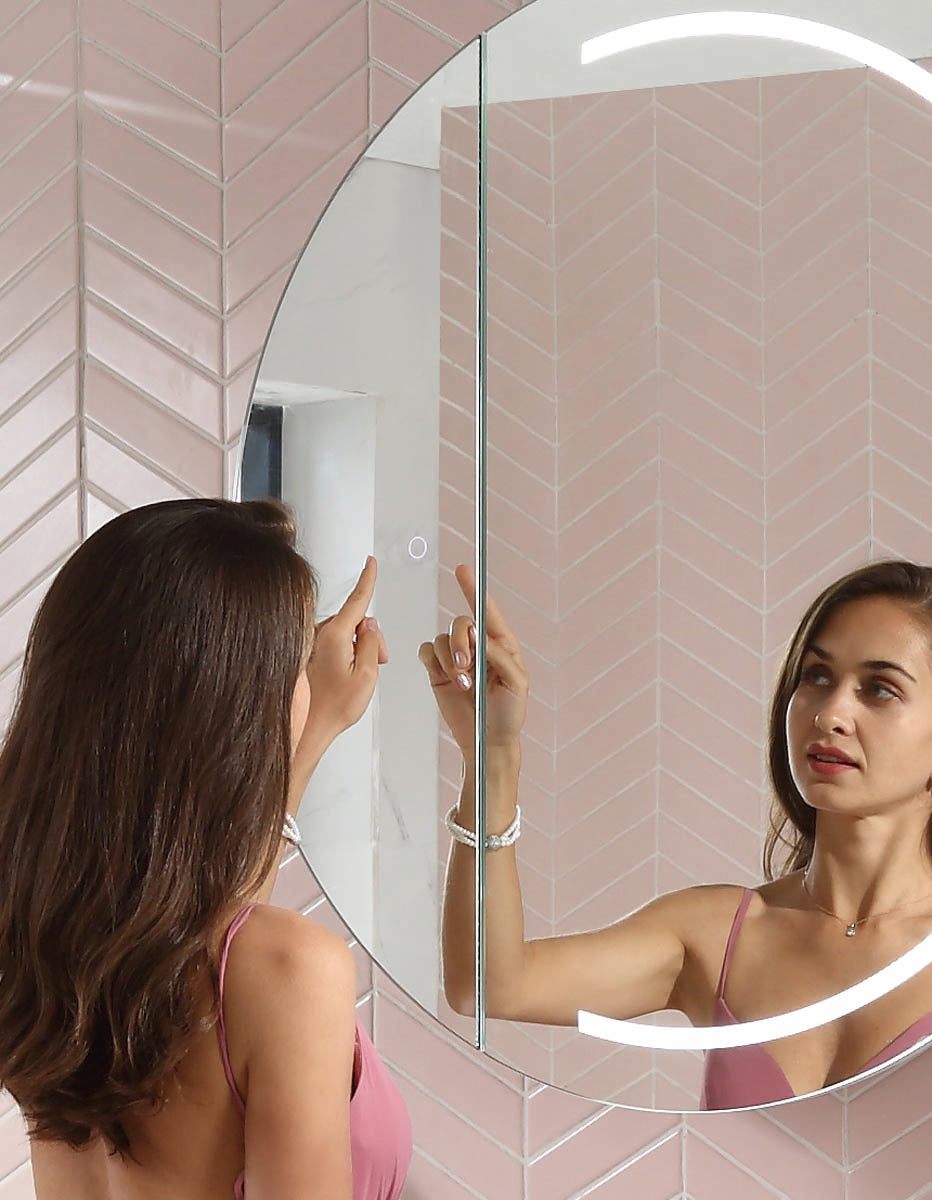 Pearl LED Shaving Cabinet lifestyle view 5