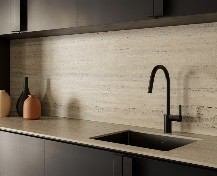 Dekton Nebu in a kitchen (third photo)