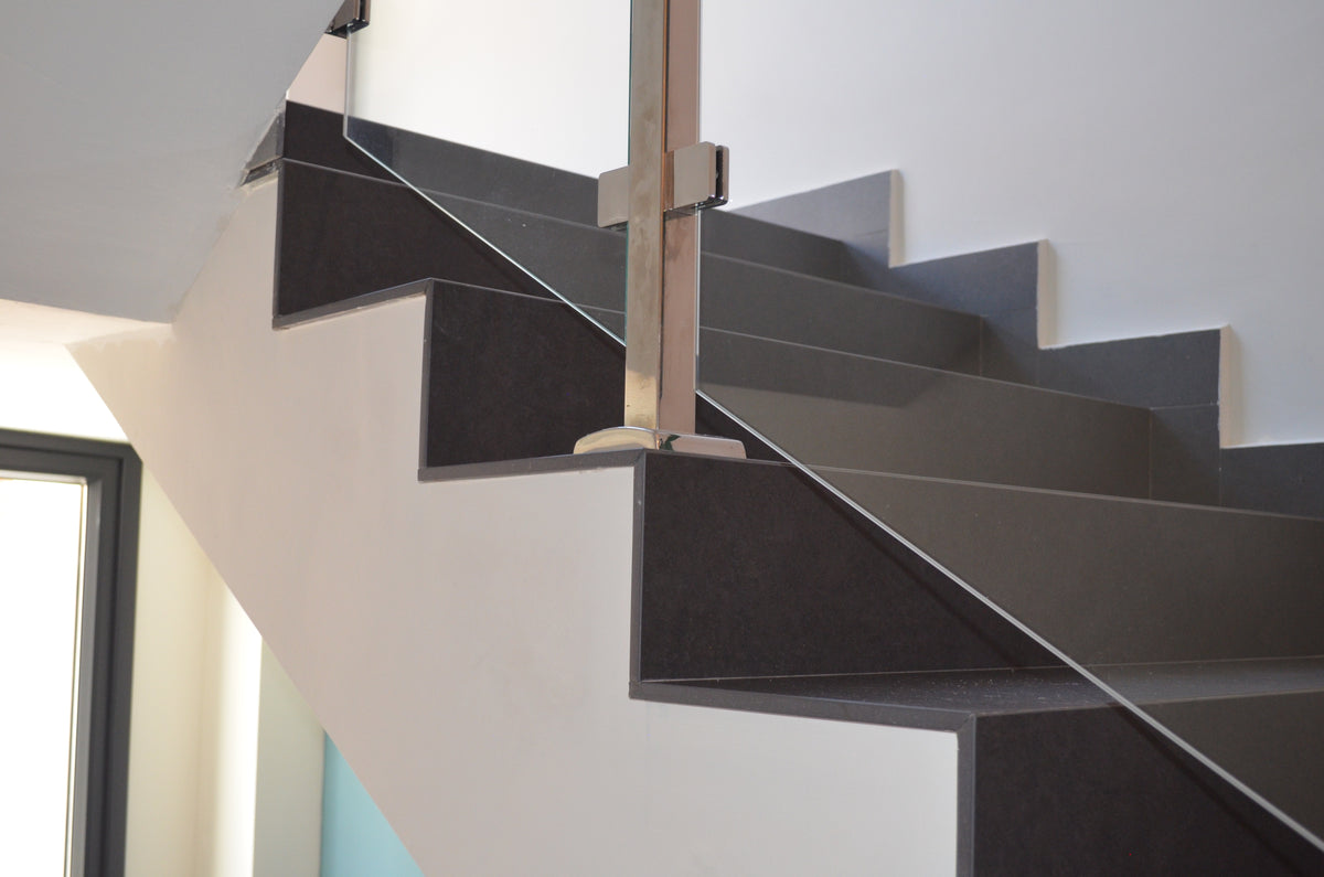 Eter Dekton 8mm in a hallway or staircase setting