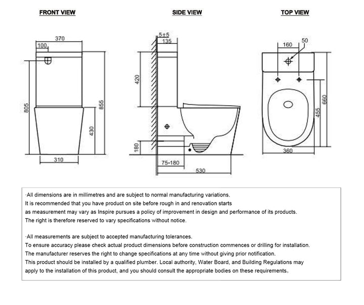 Radiant Back to Wall Toilet Suite with Slim Seat, Gloss White - view 2