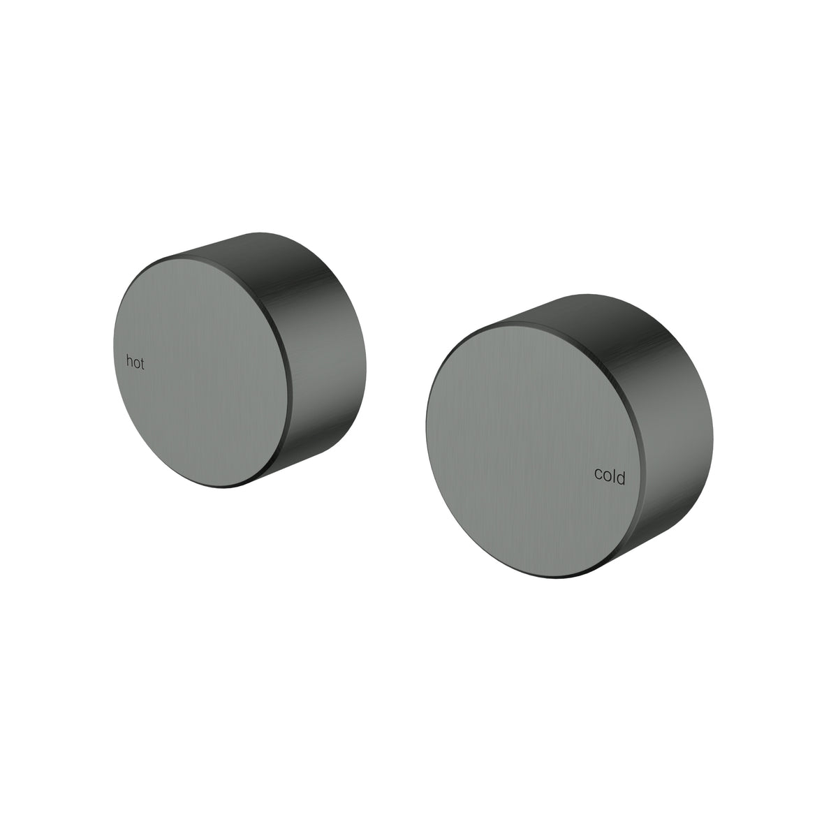 Hali 1/4 Turn C/D Wall Top Assembly - Gun Metal