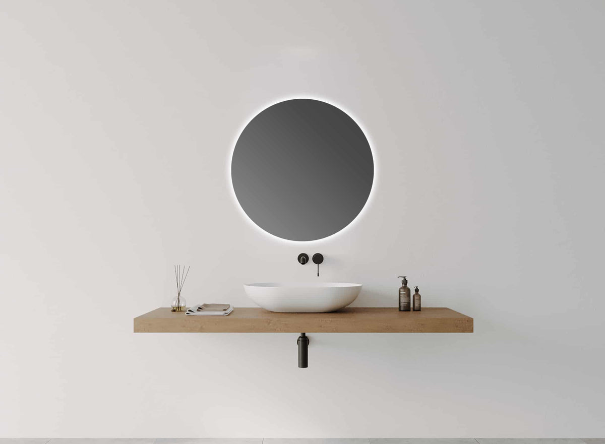 S Series Round LED Mirror Smoked Glass product view
